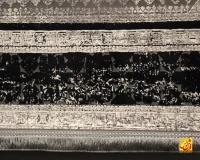 فرش وینتیج N9 طوسی حاشیه مشکی - Image 11