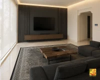 فرش وینتیج N6 طوسی مشکی