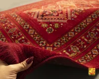 فرش وینتیج 10704 روناسی قرمز - تصویر 6