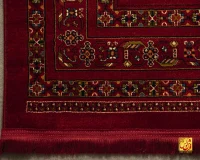 فرش وینتیج 10704 روناسی قرمز - تصویر 9