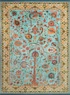 فرش کلاسیک باغ جاودان L1022 آبی