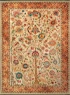 فرش کلاسیک باغ جاودان L1027 کرم