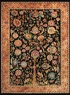 فرش کلاسیک باغ جاودان L1030 مشکی