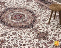 فرش کلاسیک 12856 کرم