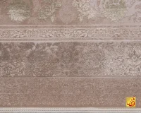 فرش وینتیج 3555 نسکافه ای سبز - Image 7