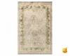 فرش وینتیج 743522 کرم حاشیه سبز - Image 2