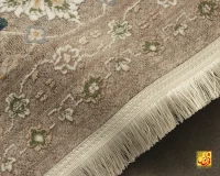 فرش وینتیج 75006 طوسی سفید - Image 6