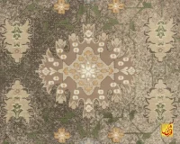 فرش وینتیج 75006 طوسی سفید - Image 4