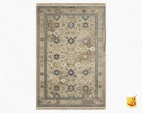 فرش وینتیج 75007 طوسی بژ - Image 2