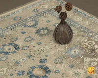 فرش وینتیج 75007 طوسی بژ - Image 3