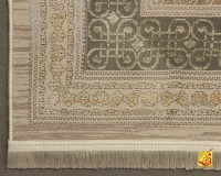 فرش وینتیج 75008 طوسی سبز - Image 8