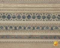 فرش وینتیج 75008 طوسی سبز - Image 3