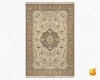 فرش کلاسیک 75012 کرم طوسی - تصویر 2
