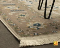 فرش کلاسیک 75012 کرم طوسی - Image 3