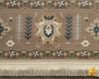 فرش کلاسیک 75012 کرم طوسی - Image 7