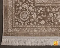 فرش وینتیج 762022 کرم نسکافه ای - تصویر 9