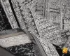 فرش وینتیج N11 طوسی مشکی - Image 8