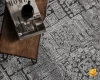 فرش وینتیج N11 طوسی مشکی - Image 3