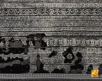 فرش وینتیج N7 طوسی مشکی - تصویر 9