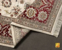 فرش وینتیج 224 کرم لاکی - Image 8