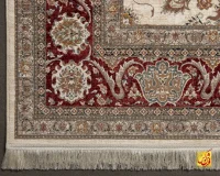فرش وینتیج 224 کرم لاکی - Image 10