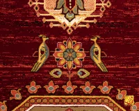 فرش وینتیج کد 120_ رنگ 2550 قرمز - Image 5
