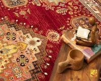 فرش وینتیج کد 120_ رنگ 2550 قرمز - Image 3