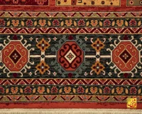 فرش وینتیج کد 184_ رنگ 2549 آجری - تصویر 10