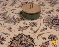 فرش کلاسیک 7531 کرم - تصویر 3