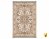 فرش کلاسیک 7535 کرم - تصویر 2