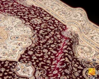فرش کلاسیک 7535 شرابی