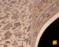 فرش کلاسیک 7542 کرم حاشیه بژ - تصویر 6