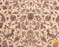 فرش کلاسیک 7542 کرم حاشیه بژ - تصویر 8