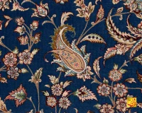 فرش کلاسیک 7542 آبی - تصویر 4