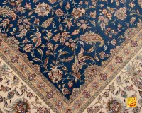 فرش کلاسیک 7542 آبی - تصویر 6
