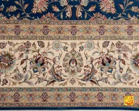 فرش کلاسیک 7542 آبی - تصویر 8