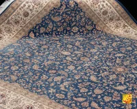 فرش کلاسیک 7542 آبی