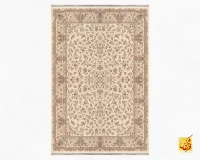 فرش کلاسیک 7562 کرم - تصویر 2