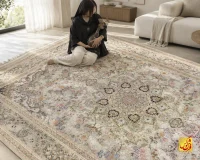 فرش کلاسیک سلطان نقره ای