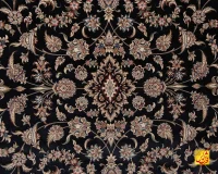 فرش کلاسیک 7502 سرمه ای - تصویر 6