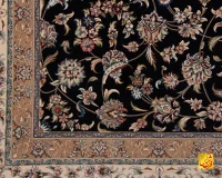 فرش کلاسیک 7502 سرمه ای - تصویر 8