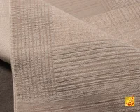 فرش مینیمال 77130 کرم طوسی - تصویر 5