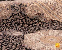 فرش کلاسیک 7535 سرمه ای - تصویر 7