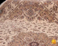 فرش کلاسیک 7555 کرم حاشیه کرم - تصویر 5