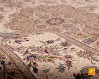 فرش کلاسیک 7555 کرم حاشیه کرم - تصویر 6