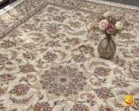 فرش کلاسیک بهشت کرم