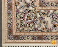 فرش کلاسیک جواهر کرم - تصویر 10