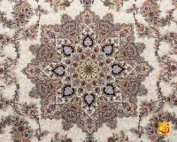 فرش کلاسیک جواهر کرم - تصویر 5