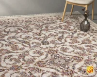 فرش کلاسیک شاهکار کرم