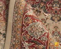 فرش کلاسیک شکوه خاکی لاکی - تصویر 9